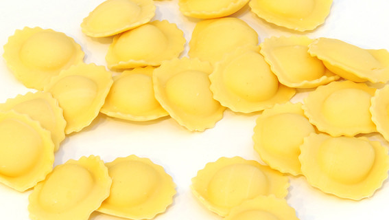 Ravioli con Provola e rucola